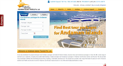 Desktop Screenshot of andamanisland.in